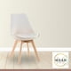 thumbnail image 3 of Pack 4 Sillas Tulip Velvet Terciopelo Acolchadas Beige, 3 of 4