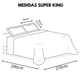 thumbnail image 3 of Cubrecama Quilt De Verano Super King Medida 270x290cm Delgado + 2 Fundas De Almohada CMVSUPERK-GS-13, 3 of 3
