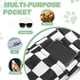 thumbnail image 4 of Uxcell Transportador de Perro en Bandolera para Perros y Gatos Pequeños de Hasta 16.5 Libras, Textura Transpirable con Bolsillo, (Cuadrícula Blanco y Negro), 4 of 6