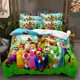 thumbnail image 1 of Cartoon Mario Duvet Cover,Game Characters Super Mario Bedding Set Friend Children Boys Girls Kids Hoilday Gift Bed Sheets, 1 of 5
