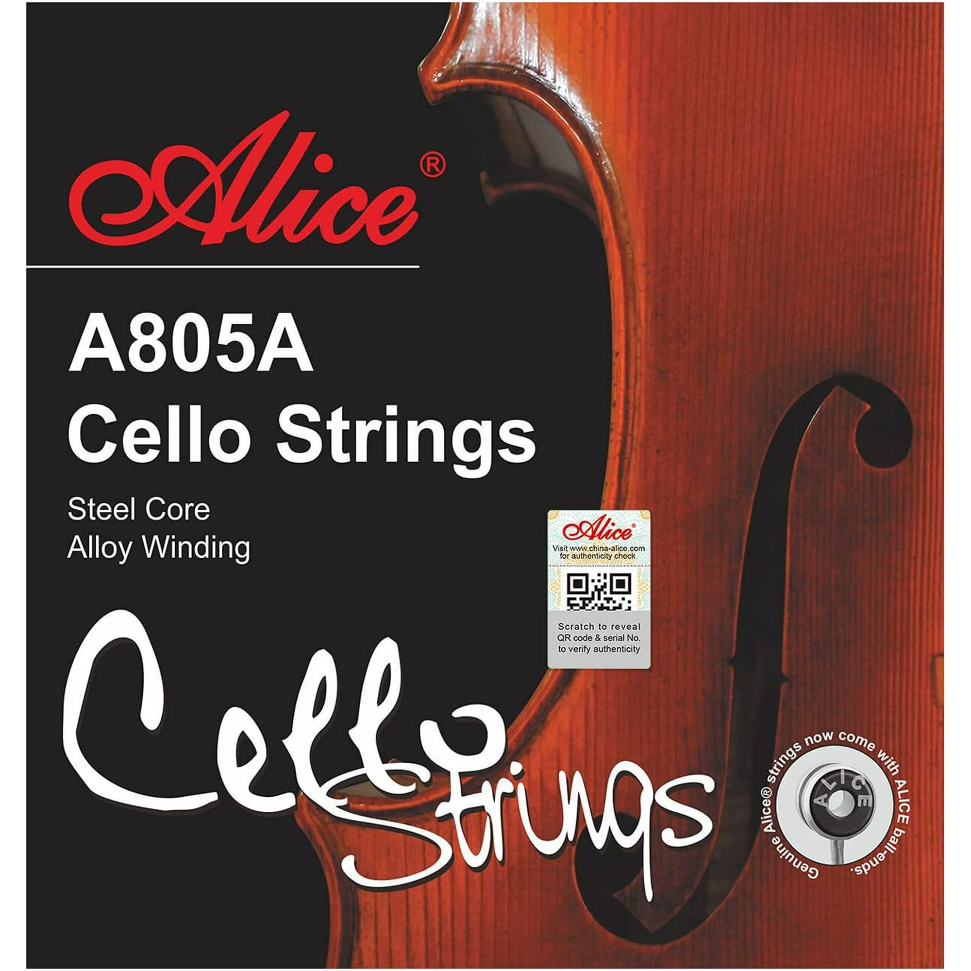 Cuerdas Violoncello Alice A805a
