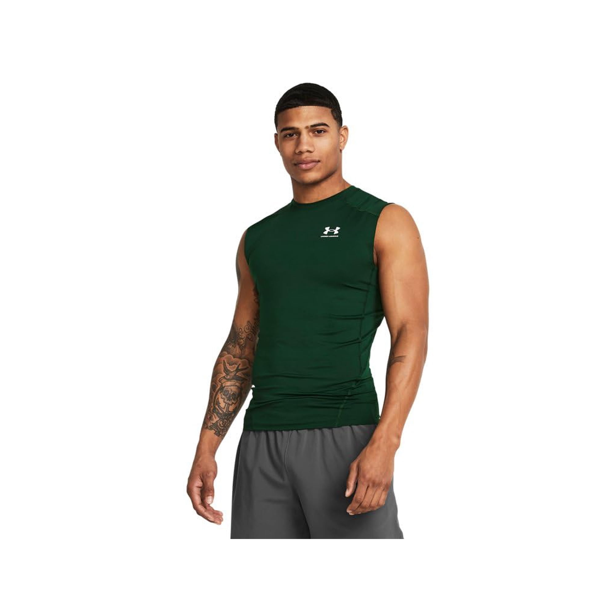 Camiseta Sin Mangas De Compresión Under Armour Heatgear Para Hombre