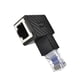 thumbnail image 1 of Adaptador Ethernet Cat6 8P8C Macho/hembra De 90 Grados Para Conmutadores, Concentradores, Enrutadores, 1 of 5