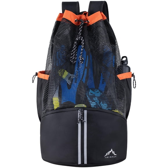 Bolsa de buceo GoHimal XL, mochila de malla para equipo y equipo