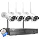 thumbnail image 1 of Kit de Cámaras Hiseeu 4 x 3 MP NVR 4K 1 TB 24/7 IP66, 1 of 3