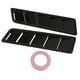 thumbnail image 5 of 2x Capó Universal Para Capó De Coche Rejilla De Ventilación Panel De Refrigeración Embellecedor ABS Negro Mate, 5 of 5