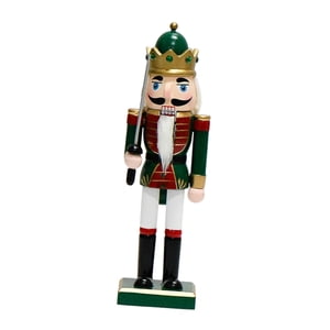 Bothyi - Escultura De Cascanueces De Navidad Para El Festival De La Chimenea Del Árbol De Navidad Verde