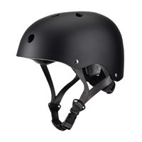 Magideal - Casco De Monopatín, Casco De Bicicleta Para Mujeres Y Hombres, Casco De Ciclismo Con Forro Extraíble Con Ventilación Para Monopatín, Ciclismo Al Aire Negro M
