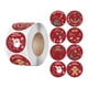 thumbnail image 1 of 500 Piezas De Pegatinas De Feliz Navidad Redondas Para Decoración De Vacaciones De Paquete De 1 Pulgada, 1 of 5