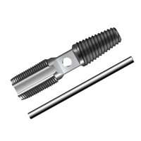 Magideal - Extractor De Pernos De Tubería De Agua De Alambre Dañado, Extractor De Tornillo De Válvula De Grifo De Doble Cabezal , 15 Mm