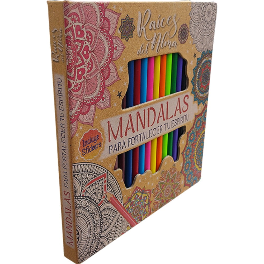 Latinbooks - Libro Raíces Del Alma - Mándalas Para Fortalecer Tu Espíritu