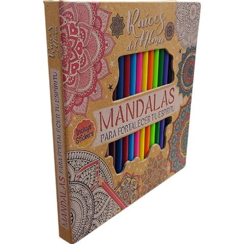 Latinbooks - Libro Raíces Del Alma - Mándalas Para Fortalecer Tu Espíritu