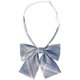thumbnail image 1 of INSPIRE CHIC Lazos Preatados con Correa Elástica a Cuadros para Mujer Azul Gris Talla Única, 1 of 6
