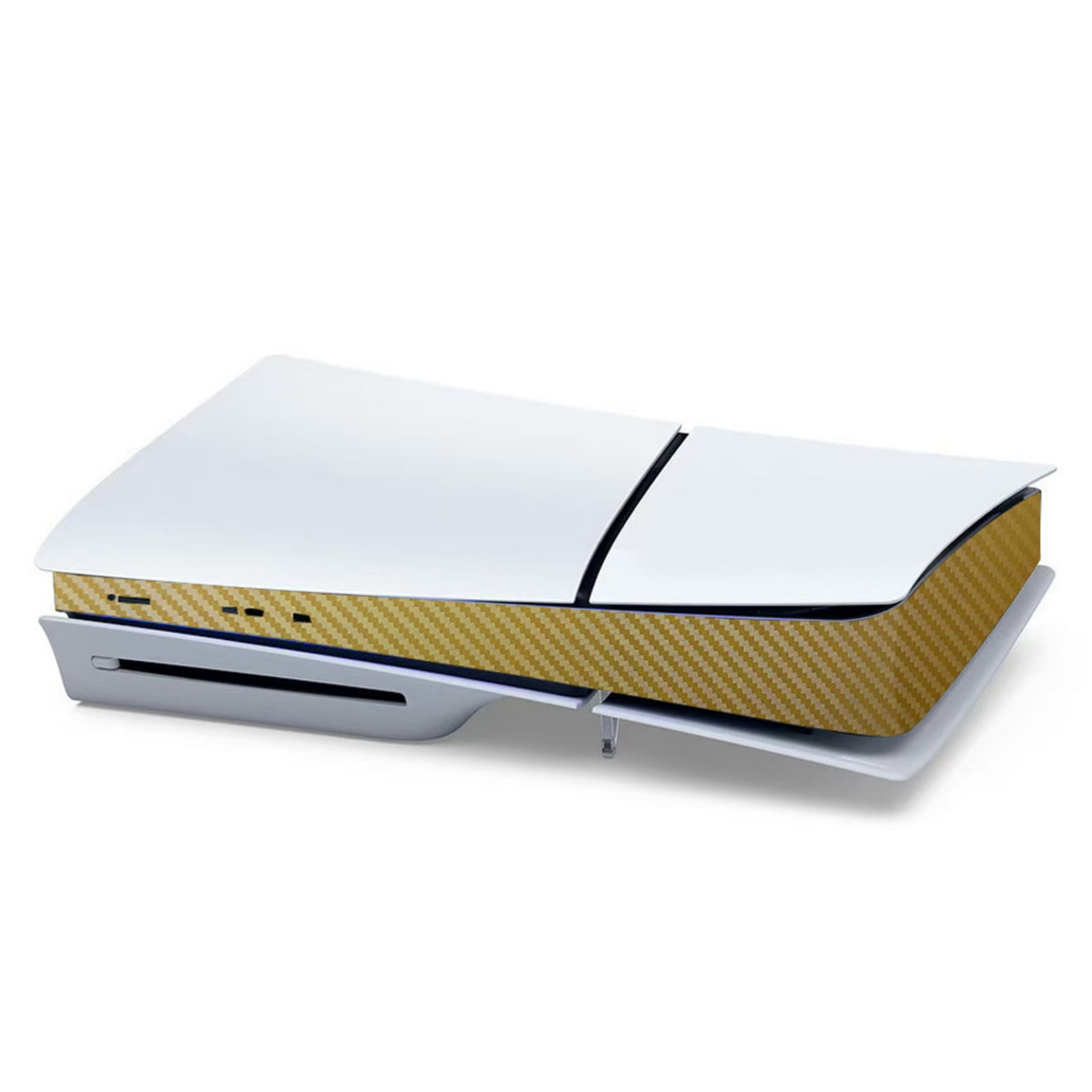 Genérico - Sticker De Piel Media Para Ps5 Slim Disco, Película Protectora Central Resistente A Arañazos