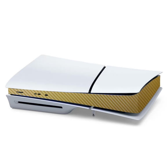 Sticker de Piel Media para PS5 Slim Disco, Película Protectora Central Resistente a Arañazos