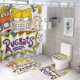 thumbnail image 1 of Rugrats-theme 4-Piece Shower Curtain Set with Rugs, Waterproof Bathroom Decor Set Includes Bath Mat, U-Shaped Rug, Toilet Lid Cover and Curtain with Hooks, 1 of 6