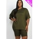 thumbnail image 1 of Conjunto De Top Holgado Y Shorts De Ciclista De Talla Grande, 1 of 2