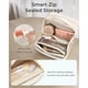 thumbnail image 2 of Neceser Maquillaje BAGSMART Compartimentos Maltiples Beige, 2 of 3