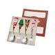 thumbnail image 3 of Juego De Cucharas Y Tenedores Navideños, Cubiertos Navideños Para Uso Diario, Postre Navideño, Caja Roja, 3 of 5