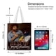 thumbnail image 5 of Bob Ross: El Placer de Pintar Bolso de tela con estampado de lienzo para mujer, bolsa de compras reutilizable y estética, con cremallera interior, regalo para mujer,38*45cm., 5 of 6