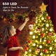 thumbnail image 2 of Árbol de Navidad Goplus Prelit 1,8 m con 650 Luces LED y Soporte, 2 of 3