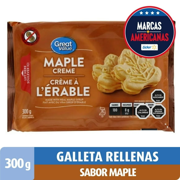 Galleta Rellena Maple, 300 g