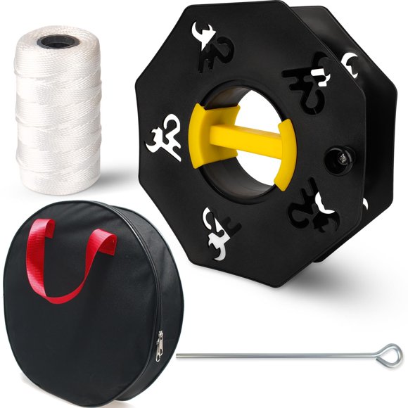 Enrollador de Cuerda BTXKQTH Kit de Marcado de Canchas de Nylon 152 m