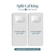 thumbnail image 2 of Juego de sábanas Bare Home de franela 100% algodón Split Cal King Blue, 2 of 9