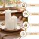 thumbnail image 4 of Velas CHICERA Pack de 12 blancas tipo pilar 2x3, 2x4 y 2x6 pulgadas, 4 of 7