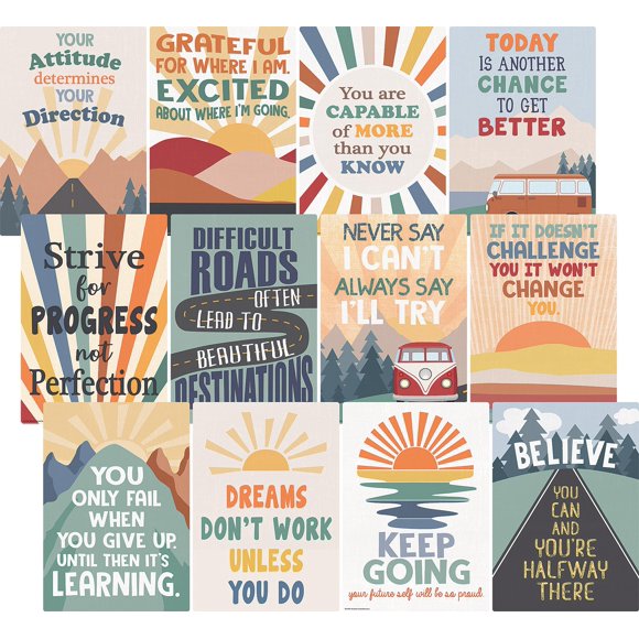 Paquete de 12 pósters 28 × 40 cm – Teacher Created Resources