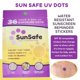 thumbnail image 2 of Pegatinas de Protector Solar Pro White Teeth Kits UV Dots SPF 30, 2 of 7