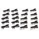 thumbnail image 5 of 20 PCS Micrófono Portátil Lazo Lazo Lavalier MIC Metal Clip Rack 8mm + 9mm, 5 of 5