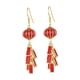 thumbnail image 2 of Pendientes De A?o Nuevo Chino Pendientes De Gancho únicos Para El Compromiso De Citas Holiday Style A, 2 of 5