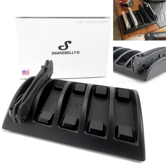 Porta-cuchillos SnakeBelly de 5 Posiciones Negro para EDC