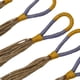 thumbnail image 2 of 8 unidades servilleteros embarrilados lila amarillo (seda y lino), 2 of 3