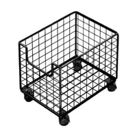 Magideal - Cesta Organizadora Debajo Del Escritorio, Carrito De Almacenamiento Multiusos, Decoración De Un Solo Cajón, Archivador Rodante Con Ruedas Para Bolso D Negro