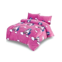 Rouss - Cobertor De Invierno Diseño Unicornio Con Arcoiris Plush Con Chiporro Plaza Y Media S42