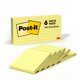 thumbnail image 1 of Post-it Nota autoadhesiva 8 cm Rayada 6 bloques, 1 of 9