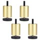 thumbnail image 3 of 4 Uds Patas De Muebles De Aleación De Aluminio Sofá Sofá Mesa Armario Soporte De TV Patas Doradas 8 Cm, 3 of 5