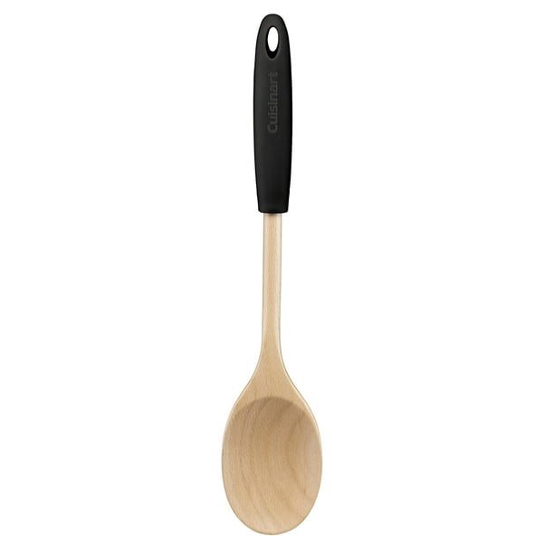 Cuisinart Cuchara Sólida De Nailon, Gris Con Mango Naranja