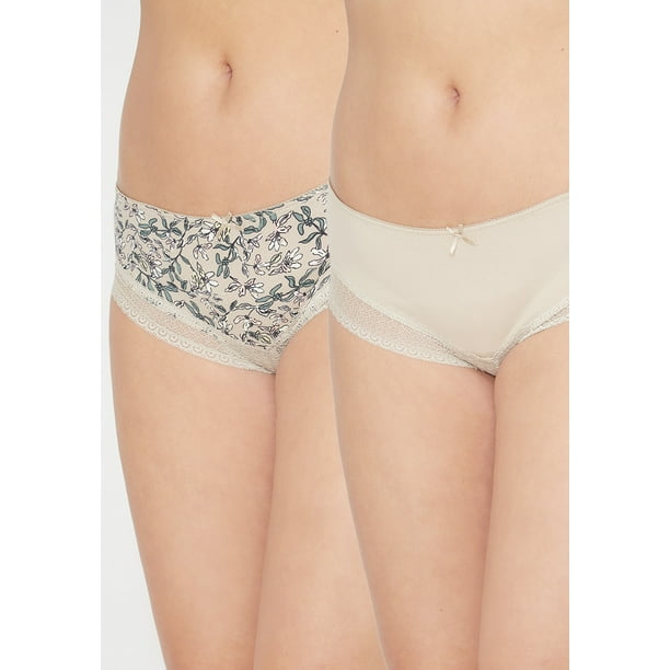 Pack 2X Pantaleta Algodón P2140024W-BEI2 Kayser