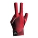 thumbnail image 1 of Guantes De Tres Dedos Guantes De Billar Mano Izquierda Práctica Guantes De Dedos Separados Negro Rojo, 1 of 5