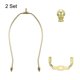 thumbnail image 4 of Kit de Arpa para Lámpara de Hierro Electropelado de 9.5 pulgadas con Remate Soporte para Pantalla de Lámpara para DIY Tono Dorado 2 Conjuntos, 4 of 6