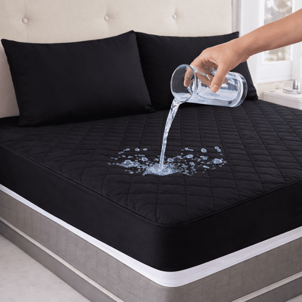 Genérico - Cubre Colchon Impermeable Hipoalergenico 1 Plaza Y Media