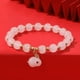 thumbnail image 1 of Handcrafted Chinese Lucky Rabbit Bracelet - Perfect for New Year Health & Protection, and Easter Gifts!, 1 of 5