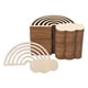 thumbnail image 3 of 30 Piezas De Artesanía De Madera De Arcoíris Para Regalos De Navidad, Fabricación De Carteles, 3 of 5