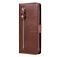 thumbnail image 5 of Funda con Cremallera para Xiaomi Redmi 9C, Carcasa Cartera de Cuero PU con Soporte y Tarjetero, 5 of 6