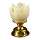 thumbnail image 2 of Luz De Lotus Solemne Santa Luz Budista Para El Santuario Decorativo Al Aire Libre Amarillo, 2 of 5