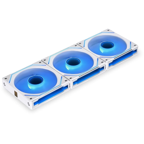 Case Fan Lian-Li UNI FAN SL-Infinity 120 mm ARGB, paquete de 3 unidades, color blanco