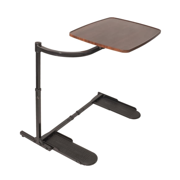 Soporte De Mesa Giratorio Ajustable Wonder Tray Color Nogal